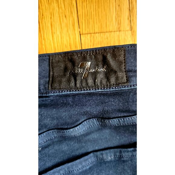 7 For All Mankind Luxe Sport Slimmy Blue Jeans , Zipper, 36x30 - Picture 7 of 8